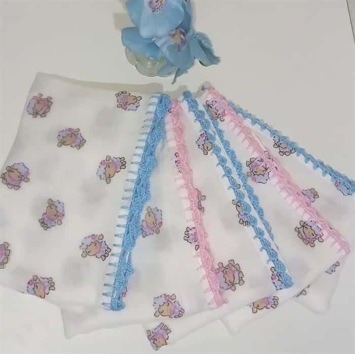 bico de crochê infantil