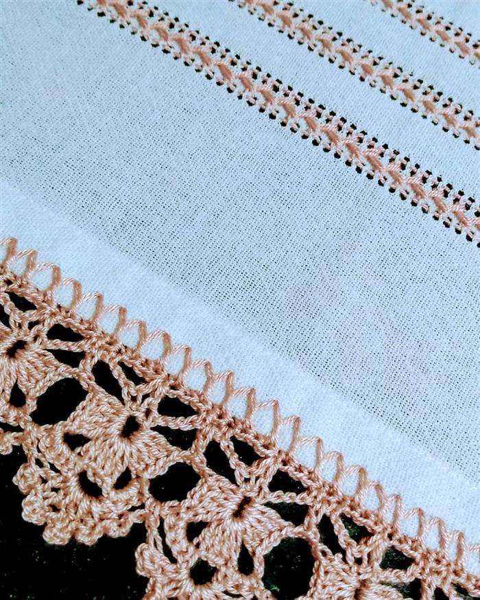 caseado para bico de croche