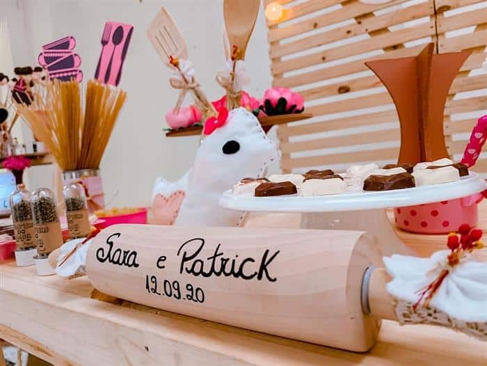 cha de panela personalizado