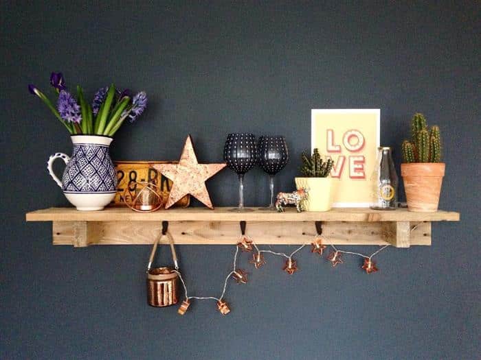 decoração com madeira de palete