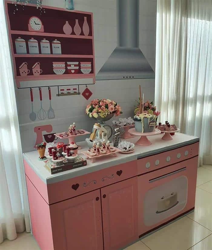 decoração para chá de panela