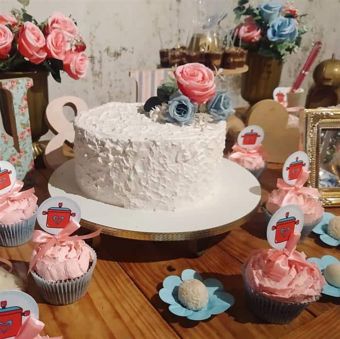 kit cha de panela rosa e azul