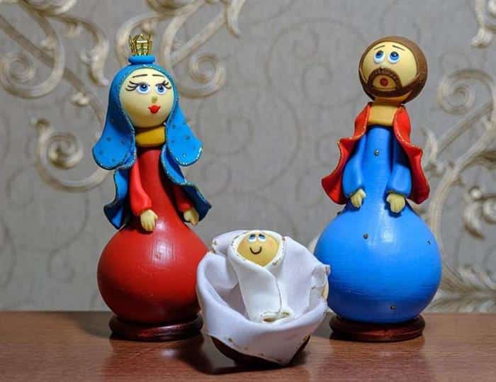 como montar um presepio de natal simples