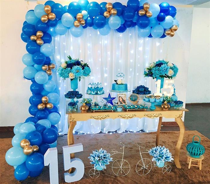 decoração festa sereia simples