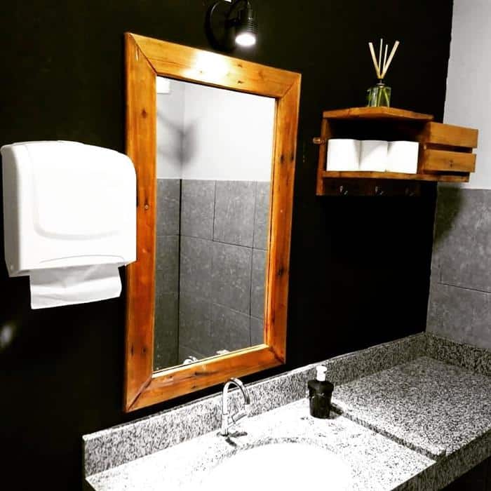 moldura para espelho com luz