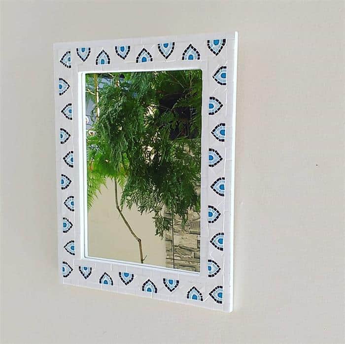 moldura para espelho de papelão