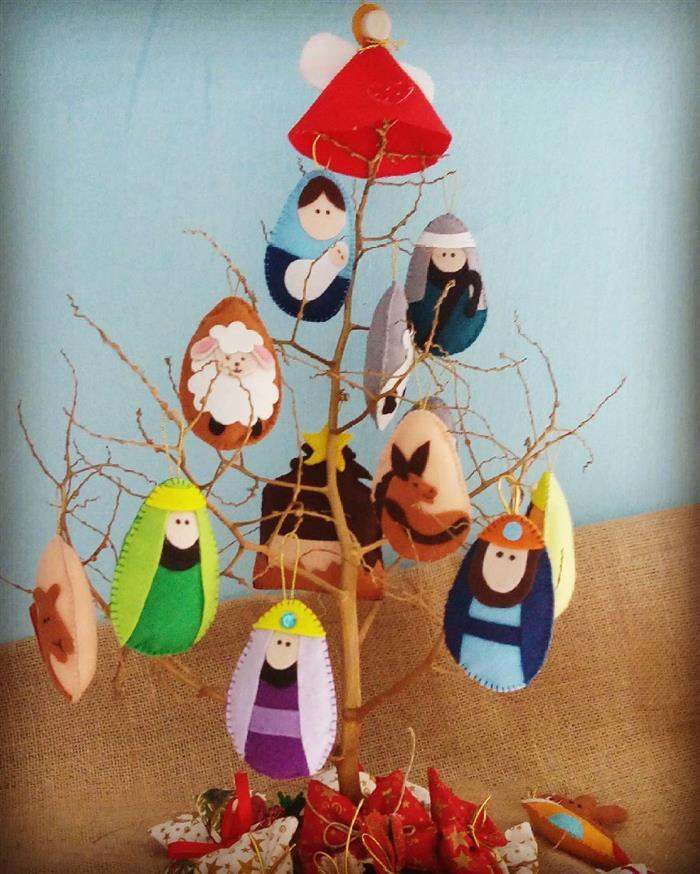 presepio na arvore