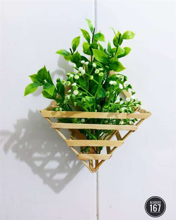 artesanato com palito de picole facil