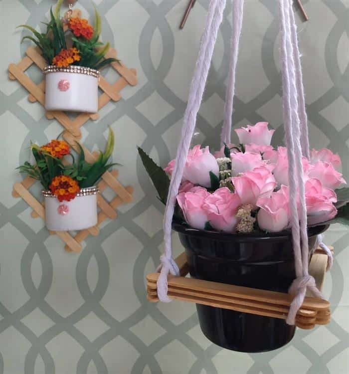 artesanato com palitos de sorvete