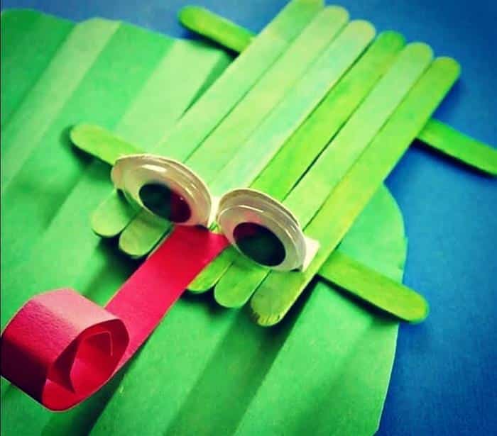 artesanato infantil com palito