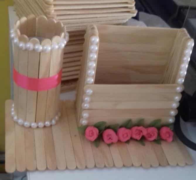 artesanatos com palitos de sorvete