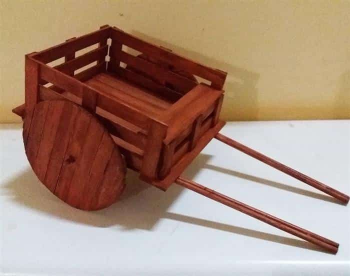 carrocinha de palito