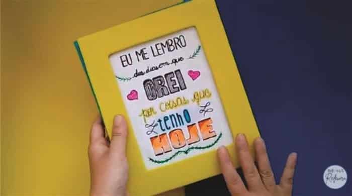 Quadro passo a passo