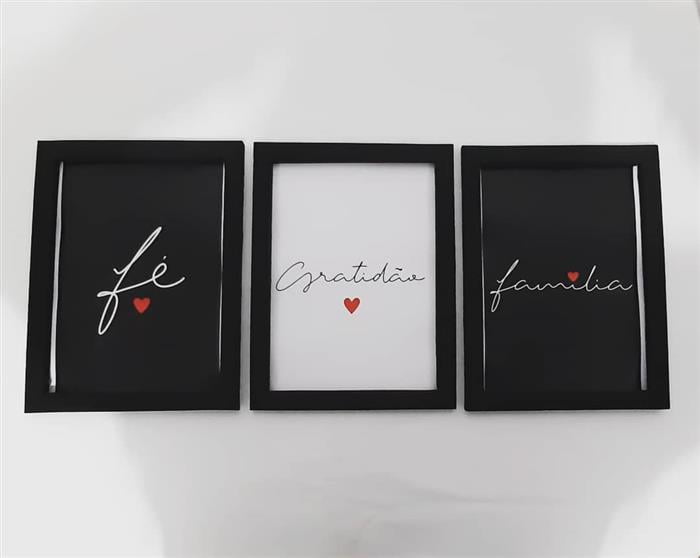 quadro decorativo de papelão