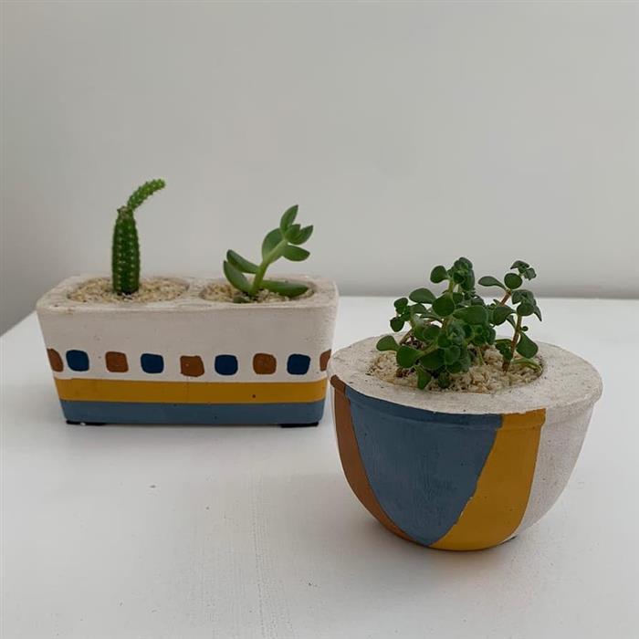 vasos de cimento para plantas