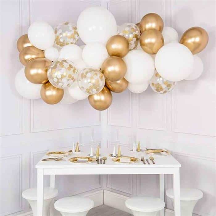 decoração de mesa de ano novo