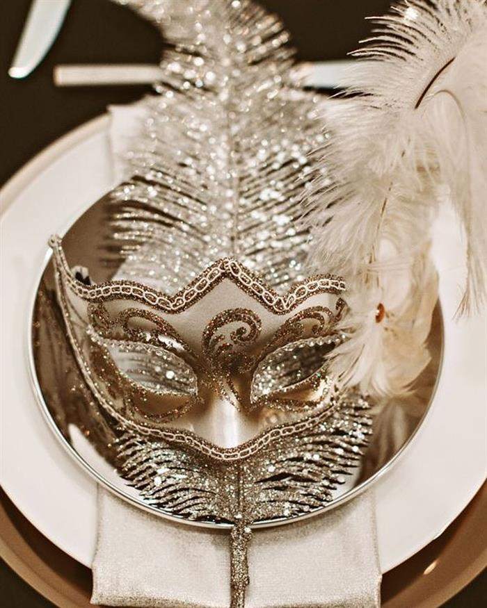 decoração mesa de jantar ano novo