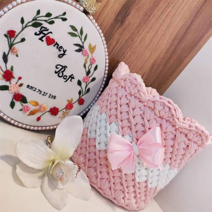 achepot de croche rosa