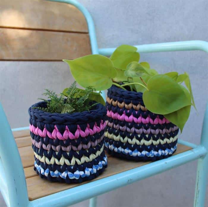 cachepot colorido