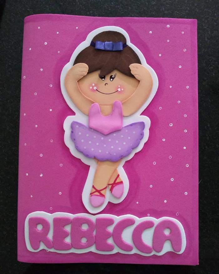 capa de caderno personalizada infantil