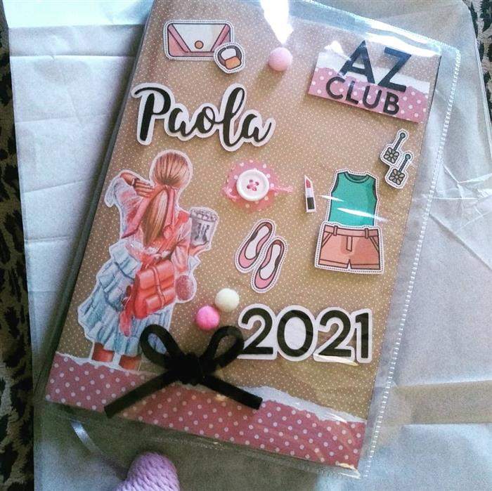 capa personalizada com scrap