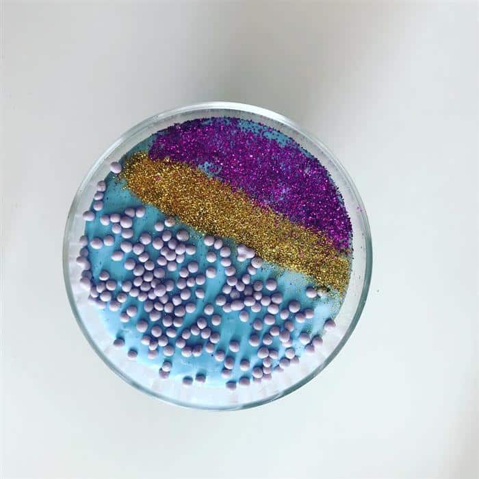 slime colorida divertida
