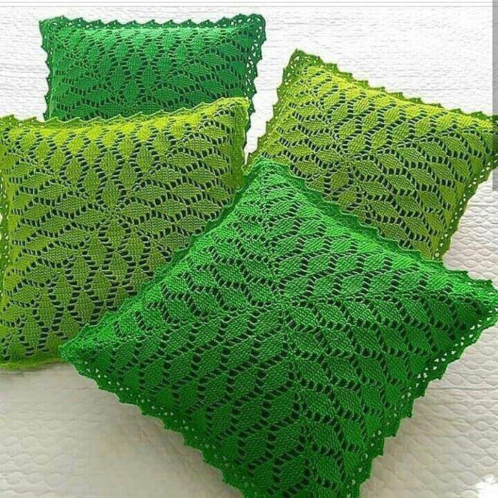 almofadas verde