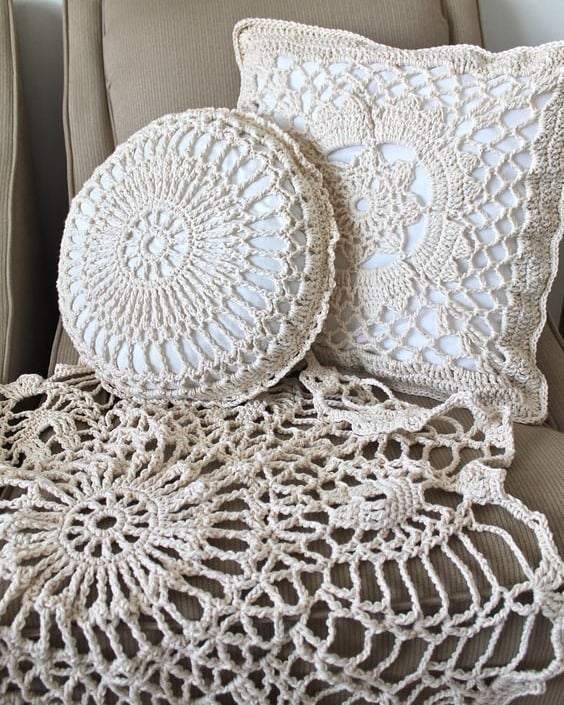 croche com ponto aberto