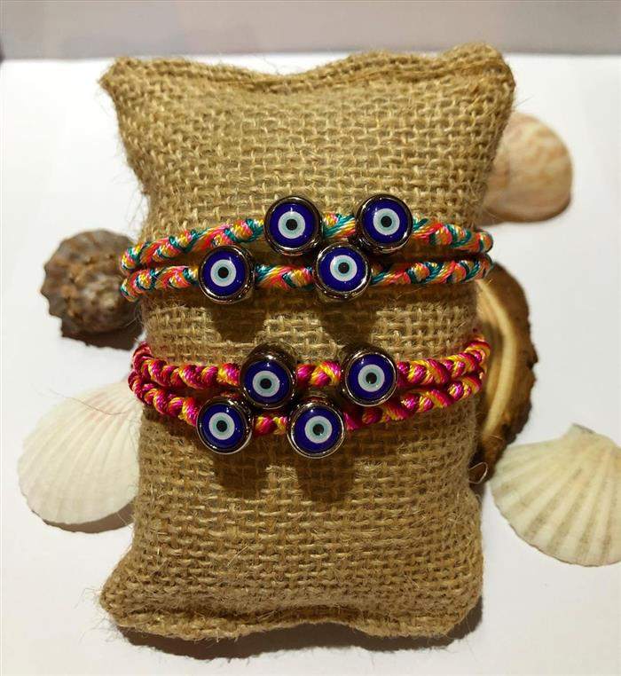 pulseira com olho grego