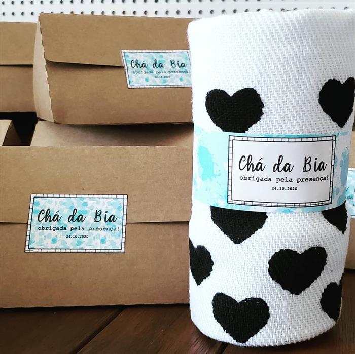 pano de prato para lembrancinhas para chá de cozinha