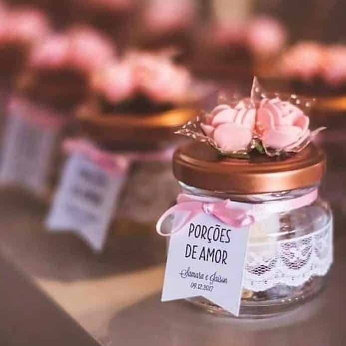 potinho de lembrancinhas para chá de cozinha