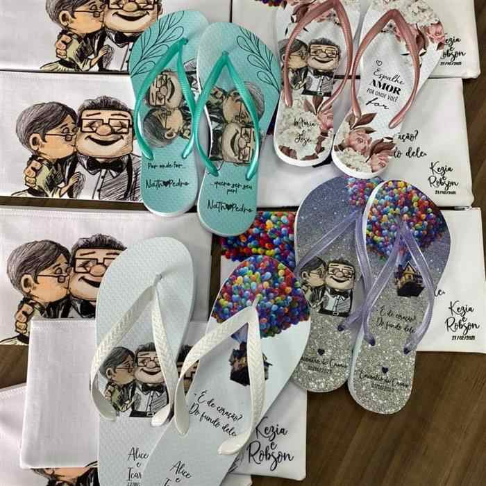 chinelos personalizados para casamento
